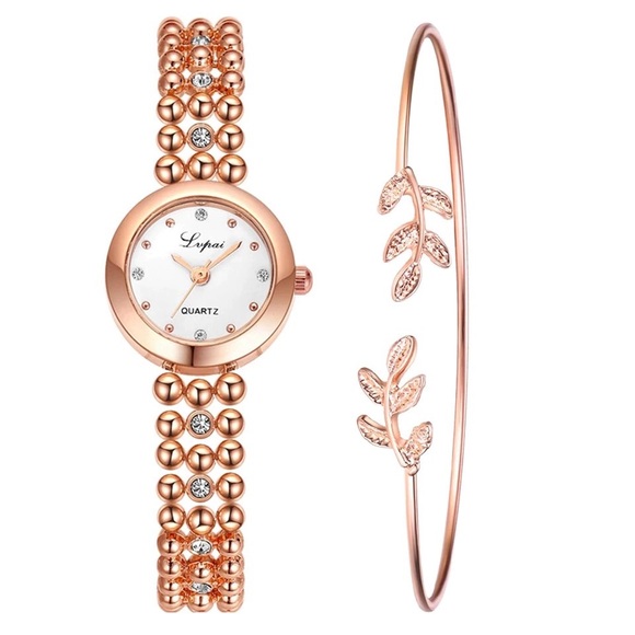 Ball chain Watch bracelet set - Picture 3 of 4